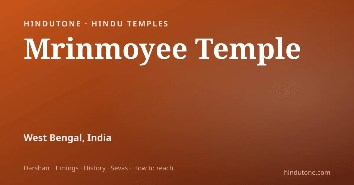 Mrinmoyee Temple — Hindu temple OG image